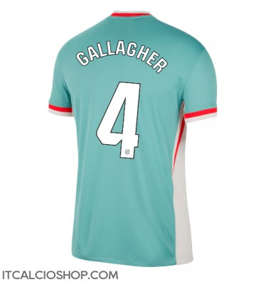 Atletico Madrid Conor Gallagher #4 Seconda Maglia 2024-25 Manica Corta